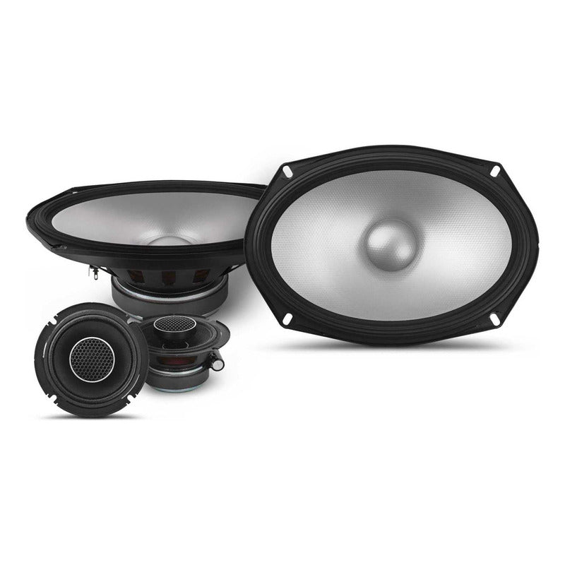 Set De Medios 2 Vías Alpine Serie S, 6x9 Pul, 260w, S2-s69c Color Negro