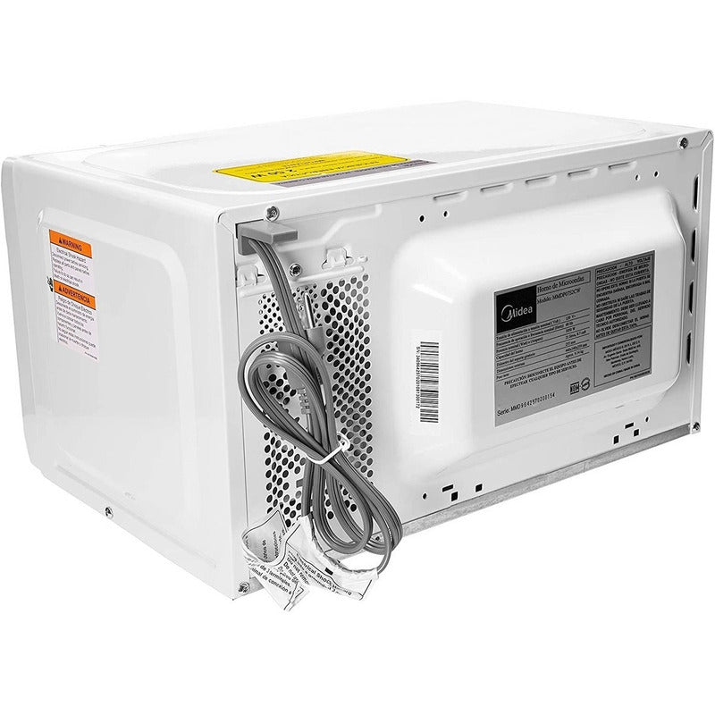 Horno Microondas Midea Mmdp07s2cw Blanco 0.7 Pies 10 Niveles