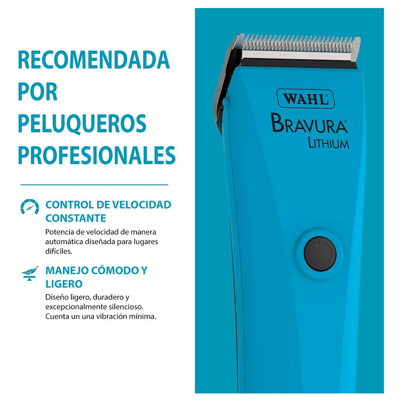 Máquina Inalámbrica Rasuradora Perro Wahl Profesional Bravur