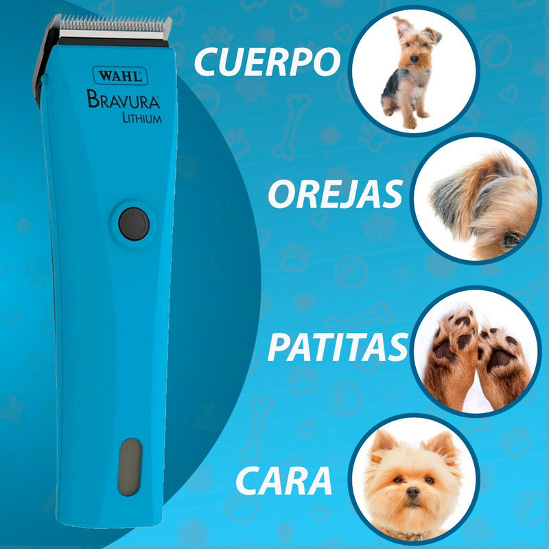 Máquina Inalámbrica Rasuradora Perro Wahl Profesional Bravur