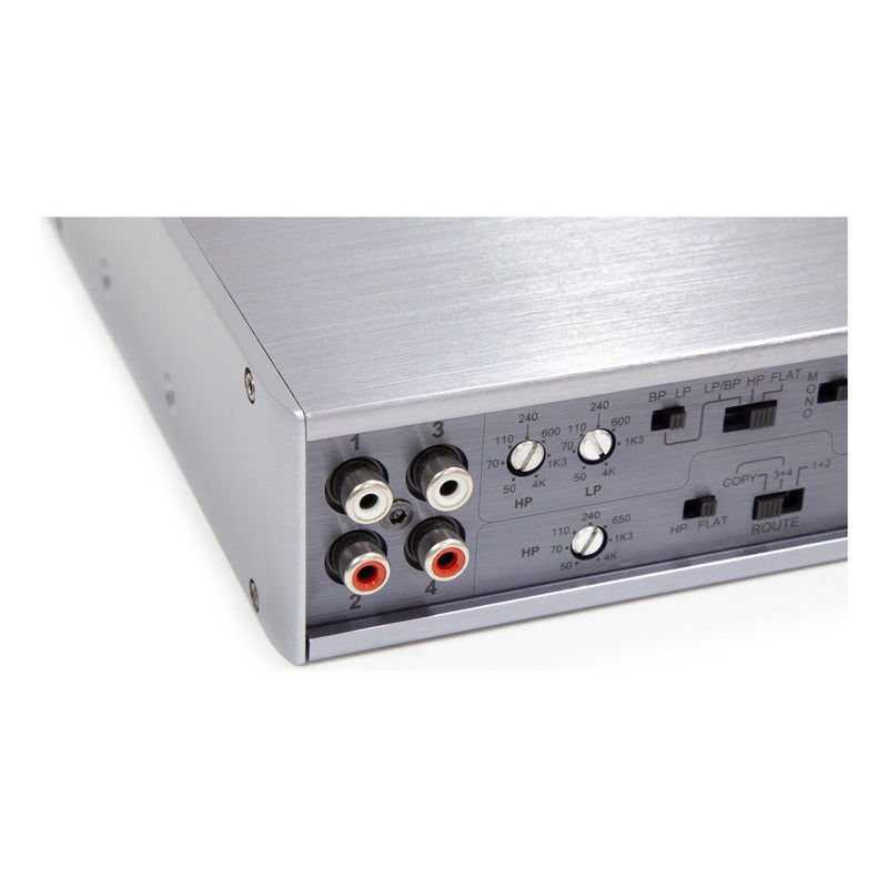 Amplificado De Audio Focal 4 Canales Clase D Fdp 4.600 V2 Color Plateado