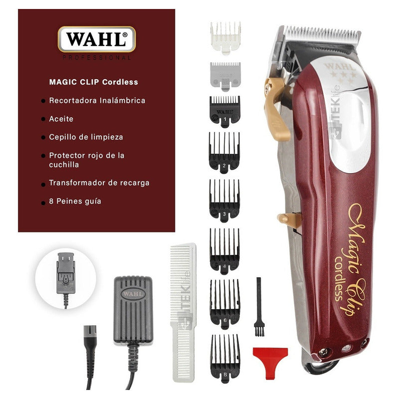 Maquina Cortadora De Pelo Wahl Professional 5 Star Cordless Magic Clip 8148 Con Holograma De Autenticidad