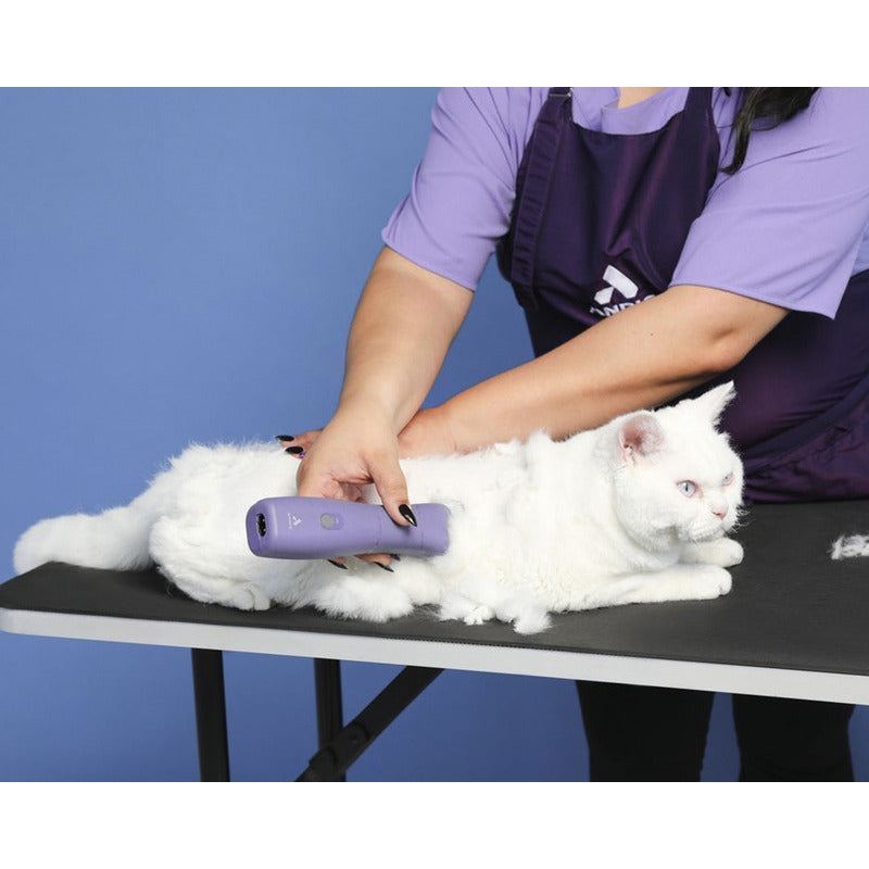 Máquina Rasuradora Profesional Para Perros Y Gatos Profesional Inalámbrica De Pelo Emerge Modelo Autonomía De 90 Minutos 560489 Color Lila