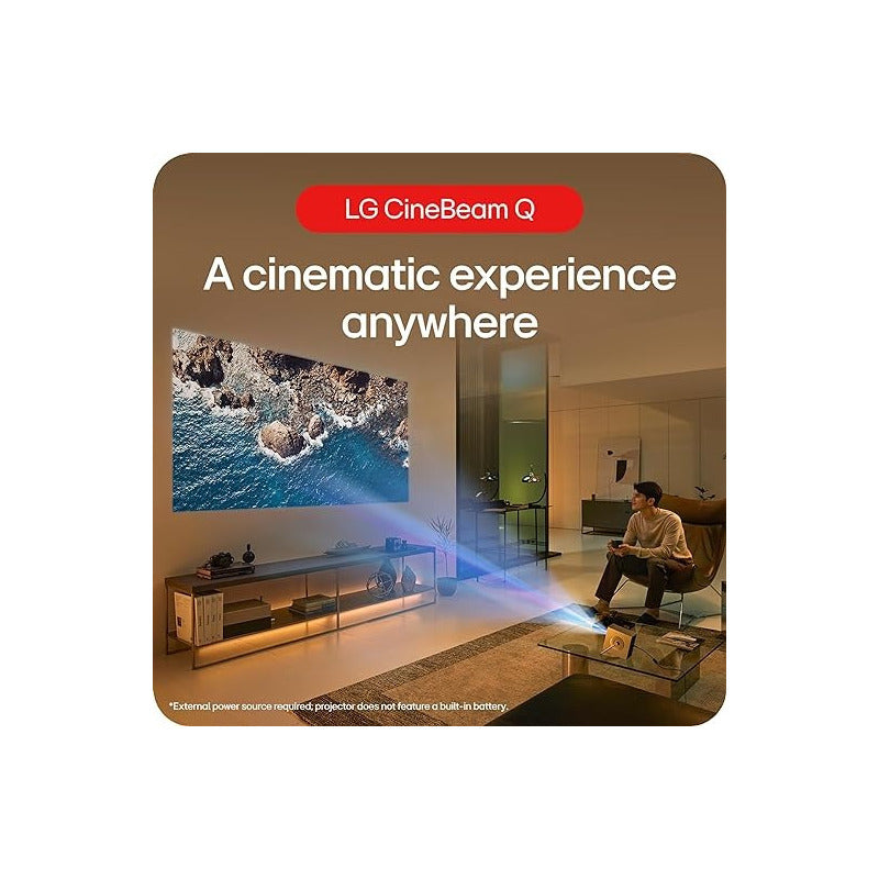 Mini Proyector Portátil LG Cinebeam Q Resolución 4k Uhd Hu71