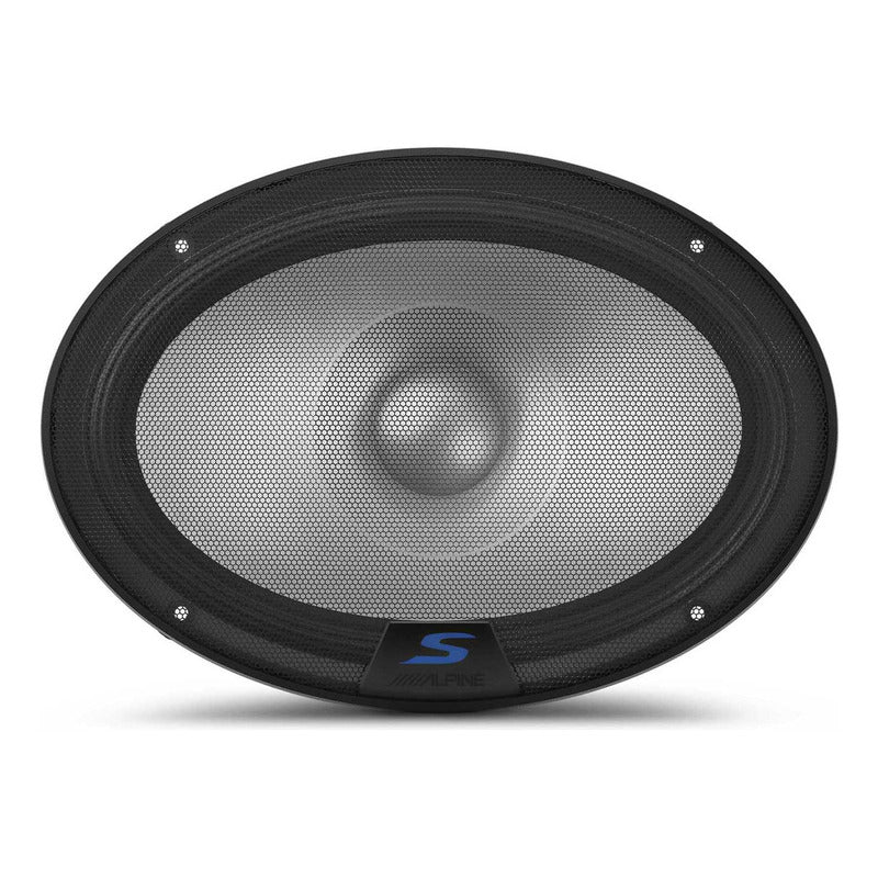 Set De Medios 2 Vías Alpine Serie S, 6x9 Pul, 260w, S2-s69c Color Negro