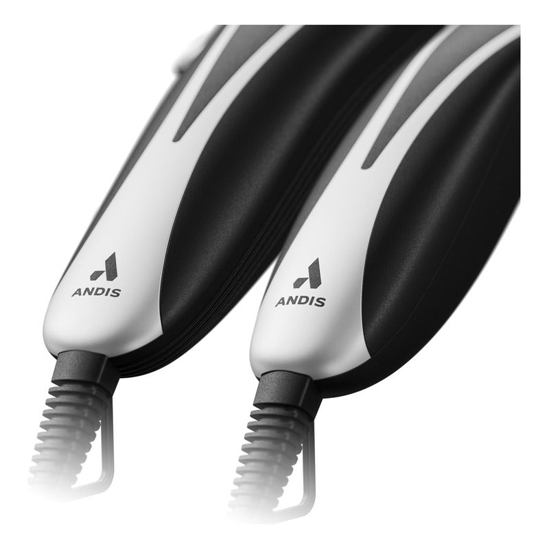 Kit De Maquinas Recortadoras De Cabello Andis Ultra Clip & Trim Combo, Modelo Pm-10/cpt, Kit De 15 Piezas, Cuchillas De Acero Inoxidable