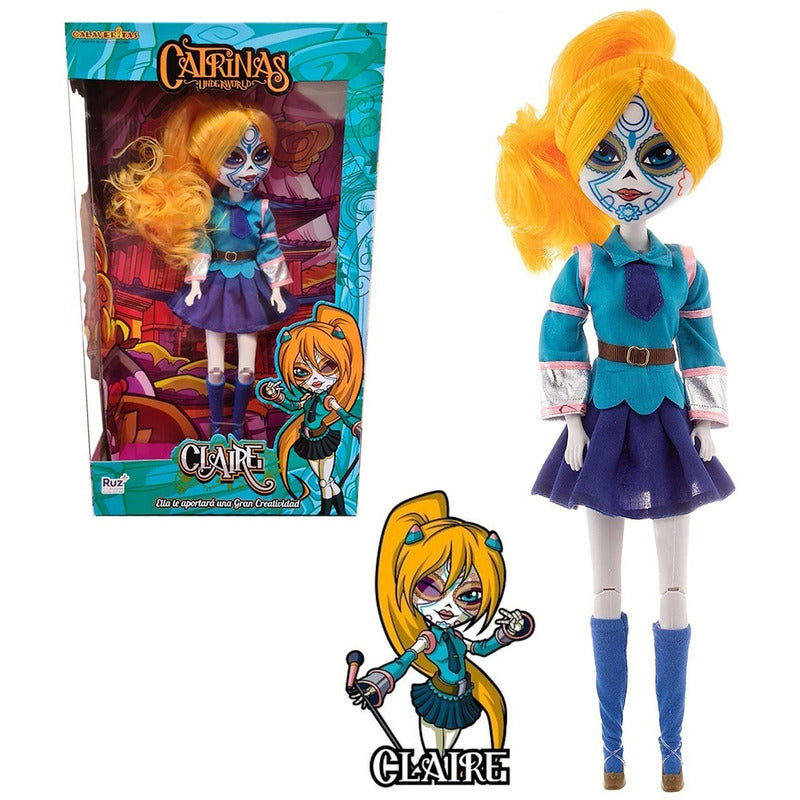 Muñeca Claire Neo Otakus De Catrinas Underworld