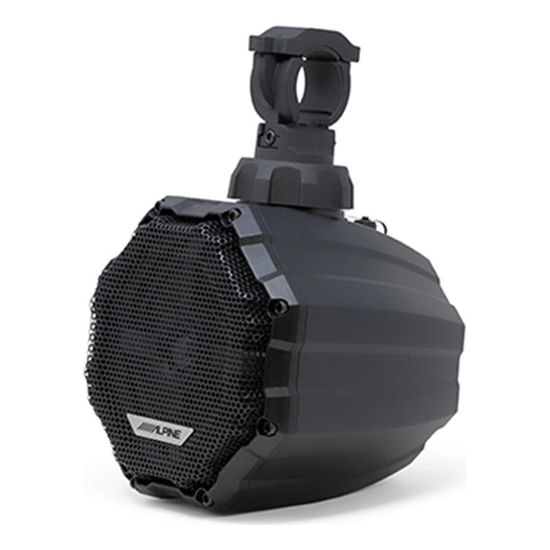 Bocinas Alpine 6.5 Para Cuatrimoto, Rzr O Atv's Con Luz Rgb, Bocinas Marinas Para Lancha Yate Resistentes A La Intemperie, Coaxial De 2 Vías Todo Terreno