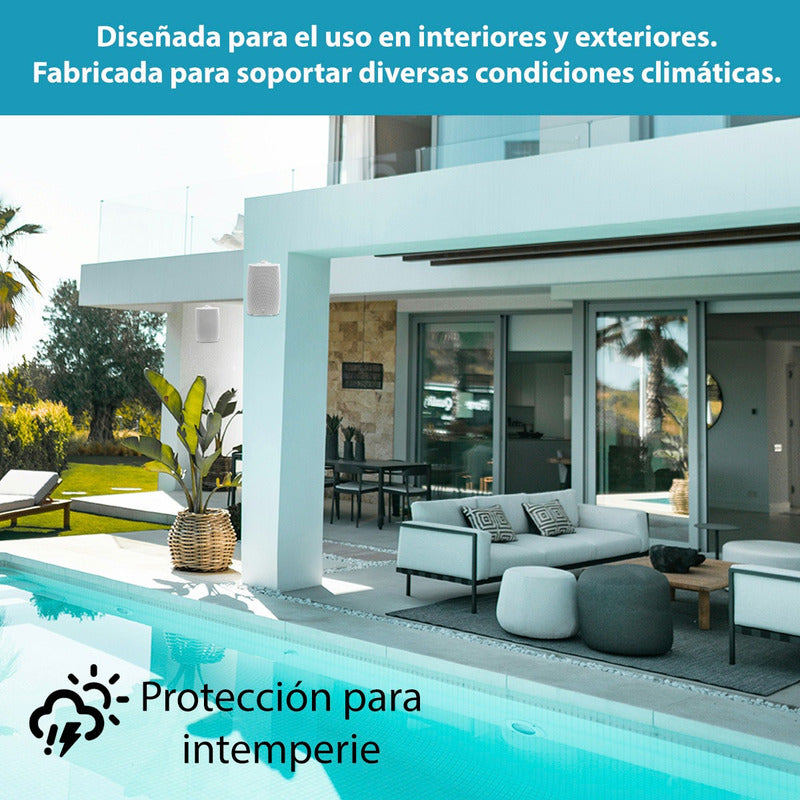 Bocina Pasiva Para Interior Y Exterior Pure Acoustics 6.25p