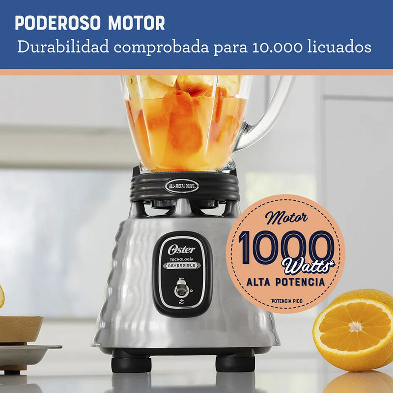 Licuadora Oster Vaso Vidrio 1v Reversible Blstbeste-013