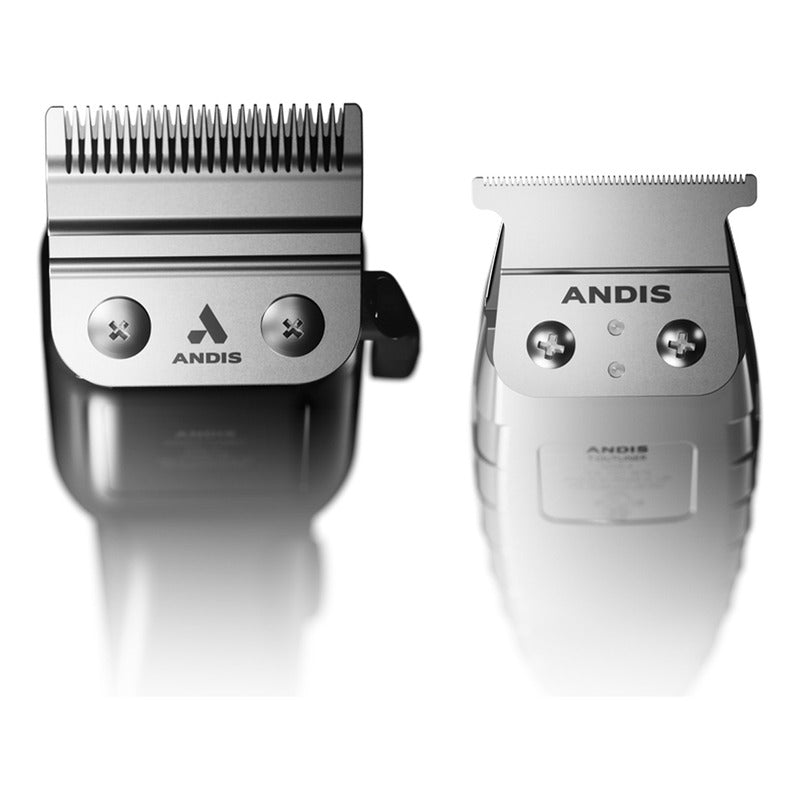 Maquina Rasuradora De Cabello Y Trimmer Andis Barber Combo Kit Profesional Para Estéticas Y Barberías 66615