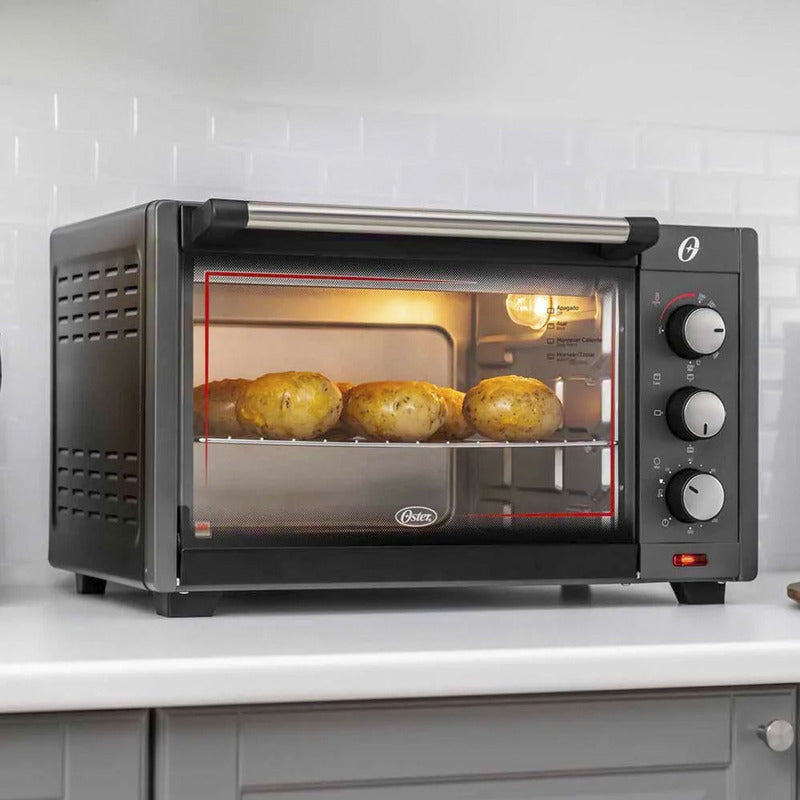 Horno Tostador Oster Eléctrico 30 Lts Con 4 Funciones Tssttv