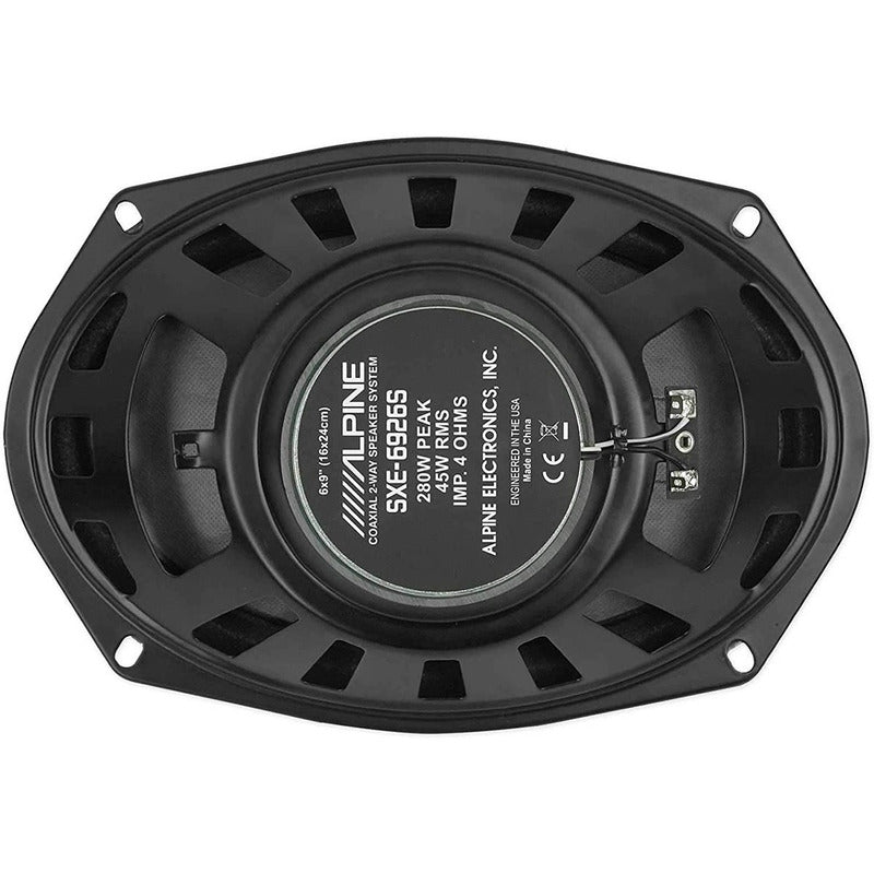Nuevas Bocinas Coaxiales 2 Vías Alpine 6x9 280 Vatios