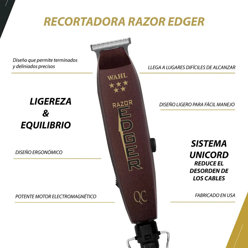 Unicord Combo Para Cabello Y Barba Profesional Barberia Wahl