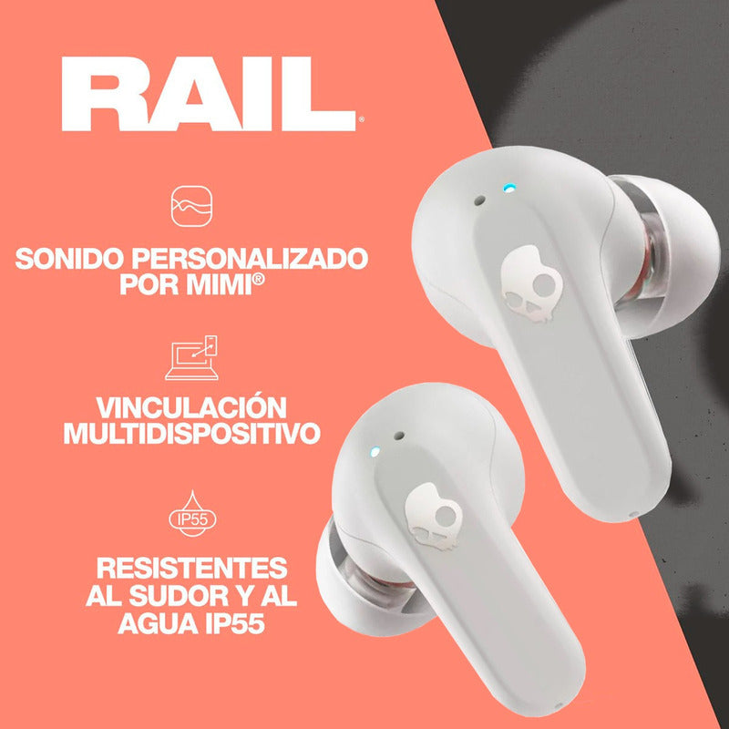 Audífonos Inalámbricos Skullcandy Rail In-ear Con Alexa