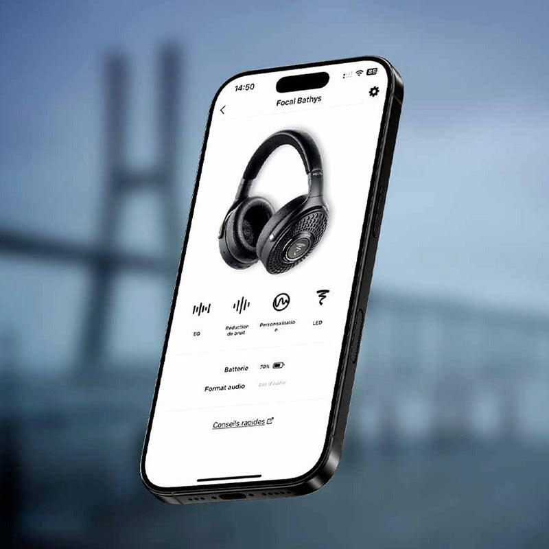 Audifonos Bathys Focal Reducción Ruido Bluetooth Deep Black