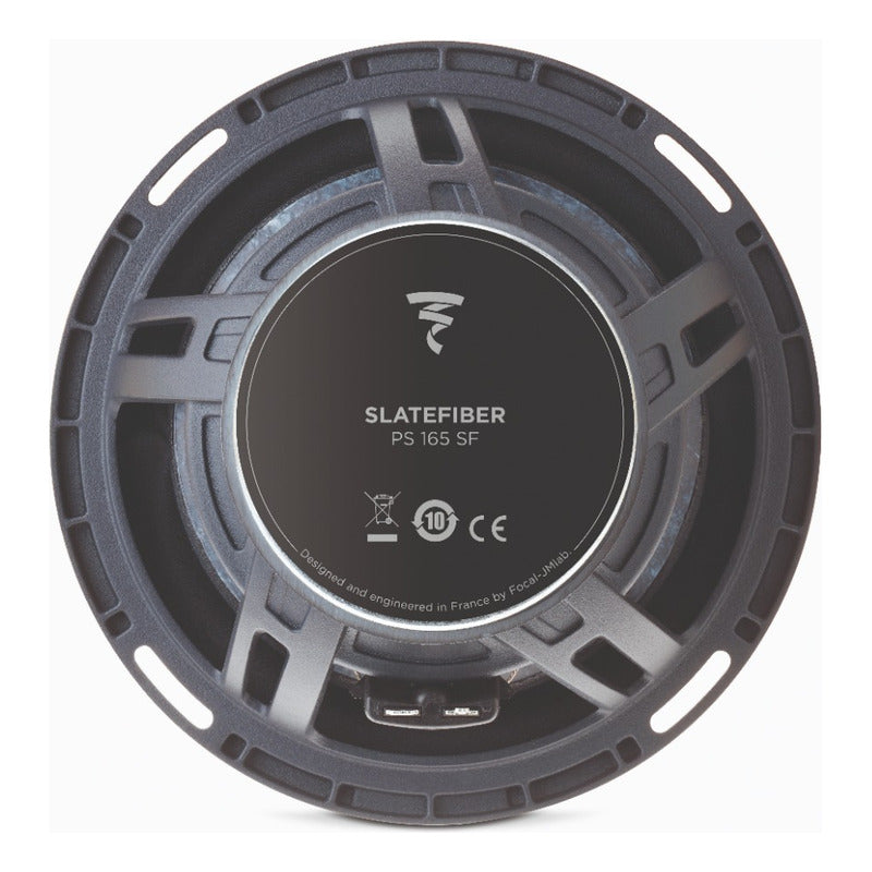 Set De Medios Focal Slatefiber Ps 165sf 6.5inc 2vias 80wrms