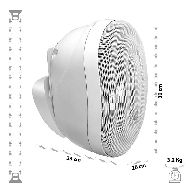Bocinas Para Exterior Pure Acoustics Bluetooth Ipx6 120w