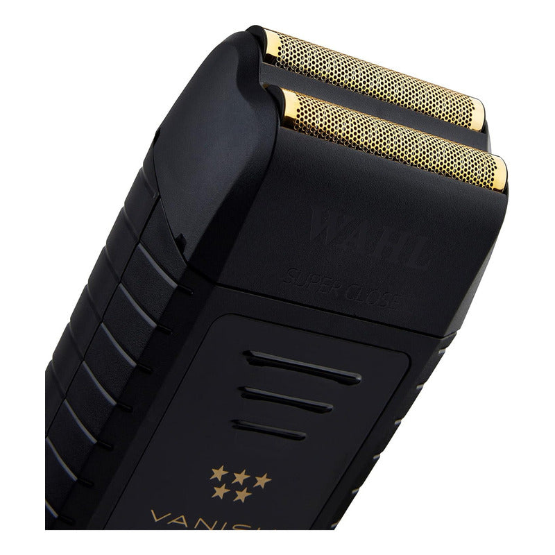 Máquina Afeitadora Wahl® Vanish Shaver Profesional Recargable Con Holograma De Autenticidad Para Bebería Color Negro