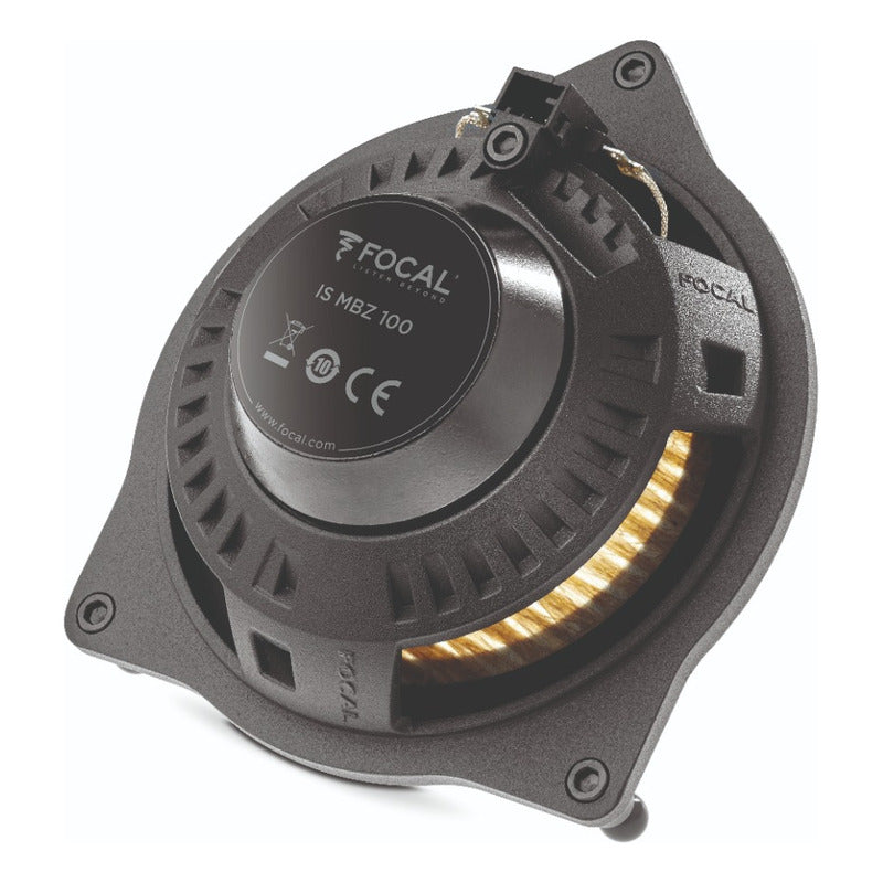 Set De Medios Focal Is Mbz 100 2 Vias Plug And Play 4 PuLG Color Madera