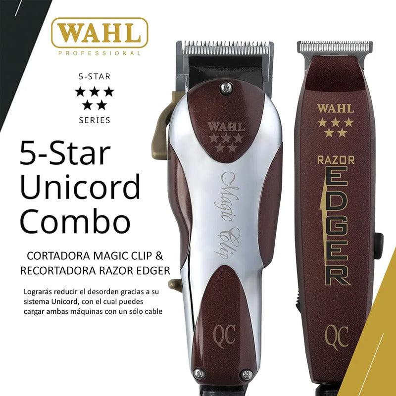Unicord Combo Para Cabello Y Barba Profesional Barberia Wahl