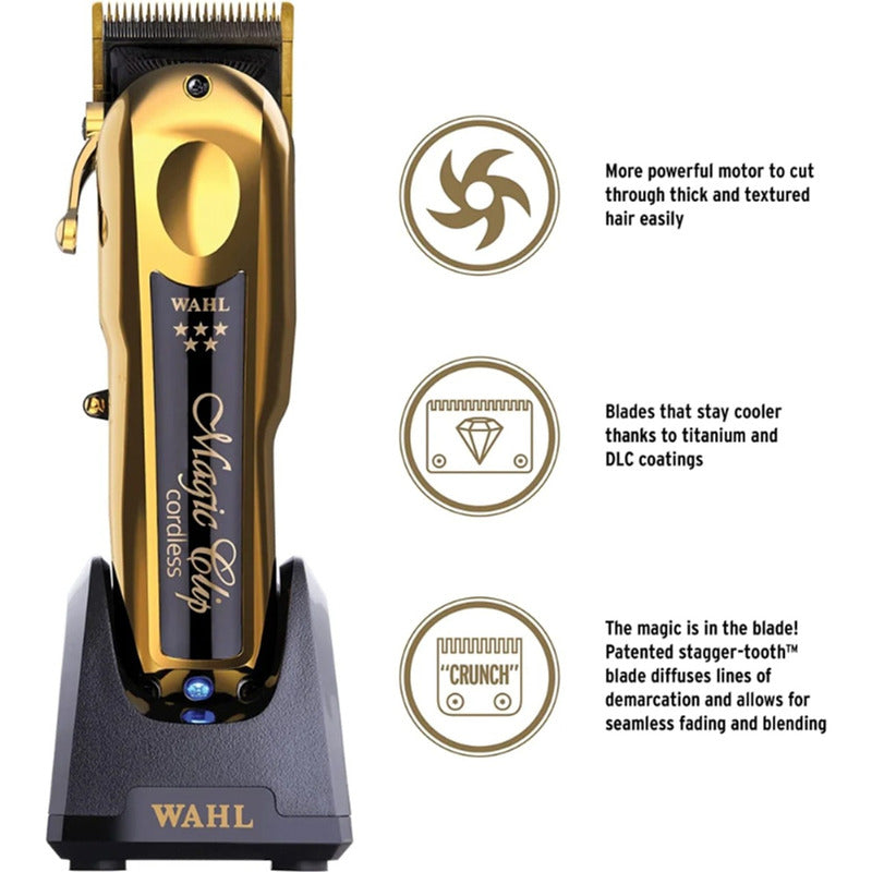 Maquina Profesional Wahl Magic Clip Gold 5 Star Cordless
