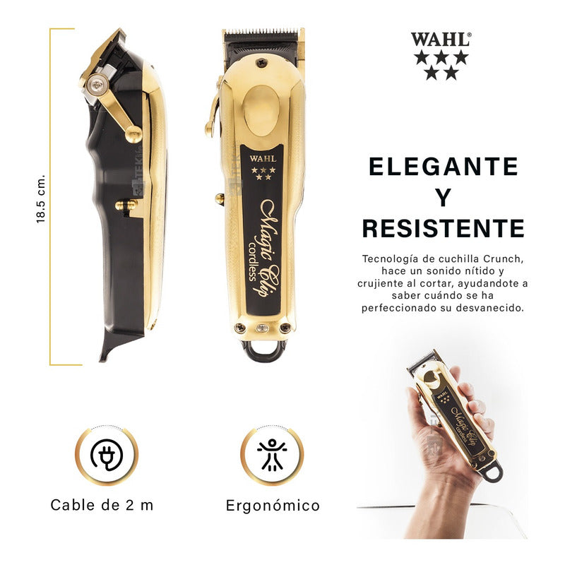 Wahl 5 Star Magic Clip Edición Gold Cortapelo Inalambrica