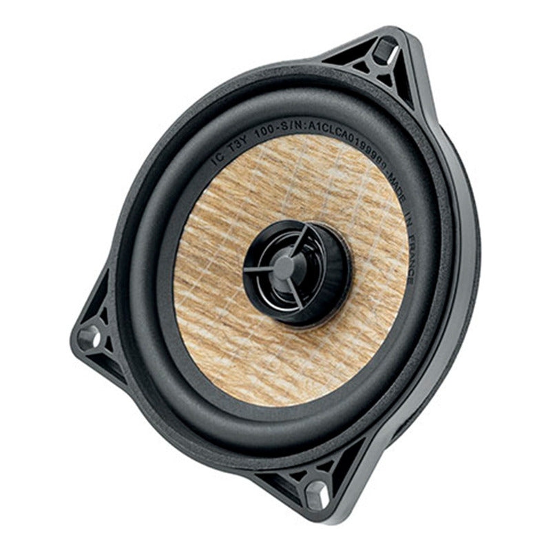 Kit Coaxial 2 Vías Focal Ic T3y 100 40w Rms 4 Ohms Color Negro