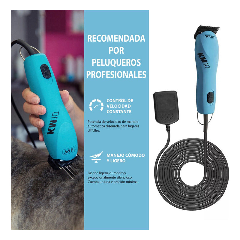 Cortadora De Pelaje Wahl Para Mascotas Km10 Pro 2 Velocidade