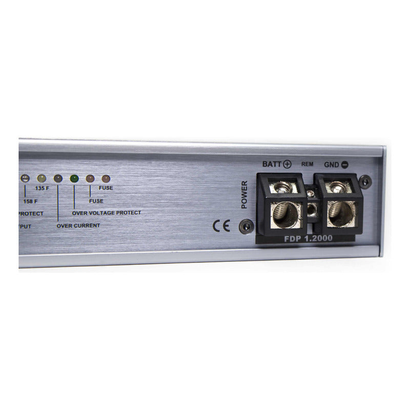 Amplificador De Audio Focal Monobloque Clase D Fdp 1.2000 Color Plateado