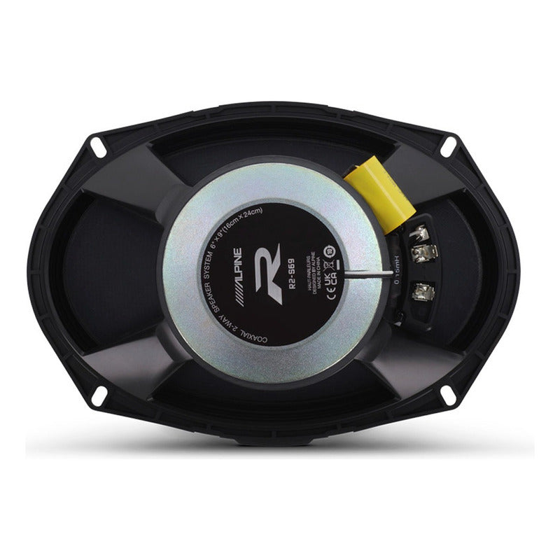Set De Bocinas 6x9 Alpine Altavoces Coaxiales 2vías Serie R