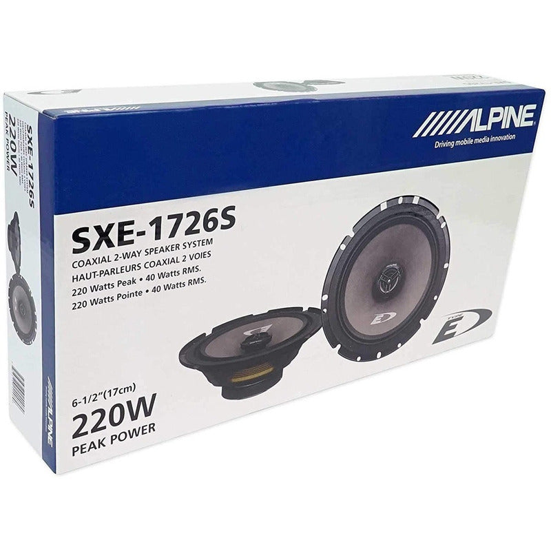 Bocinas Alpine 6.5 Altavoces Coaxiales 2 Vías