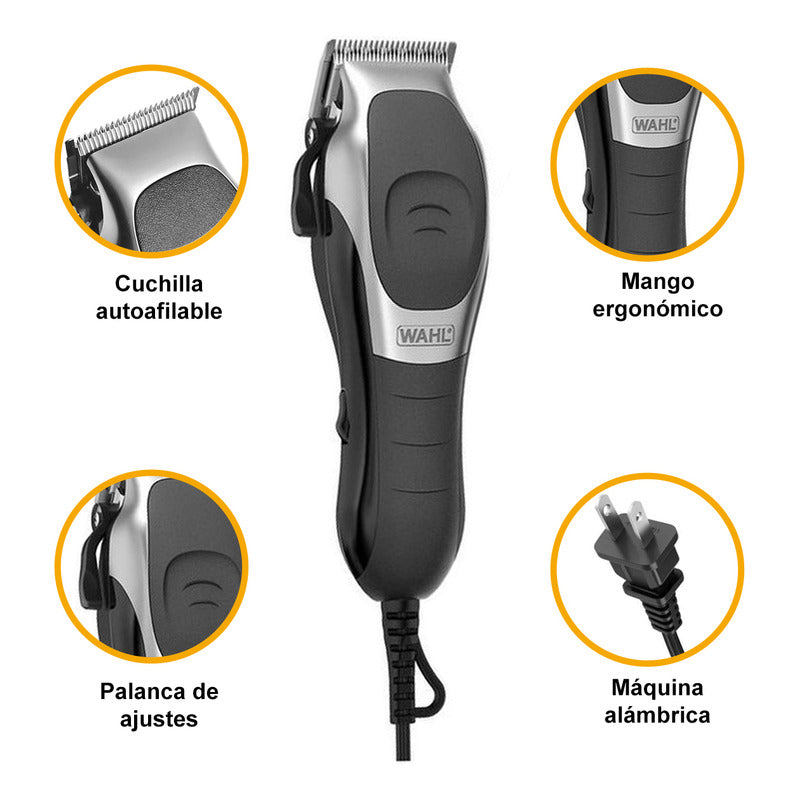 Máquina Rasuradora Wahl Deluxe Cuchilla Autoafilable