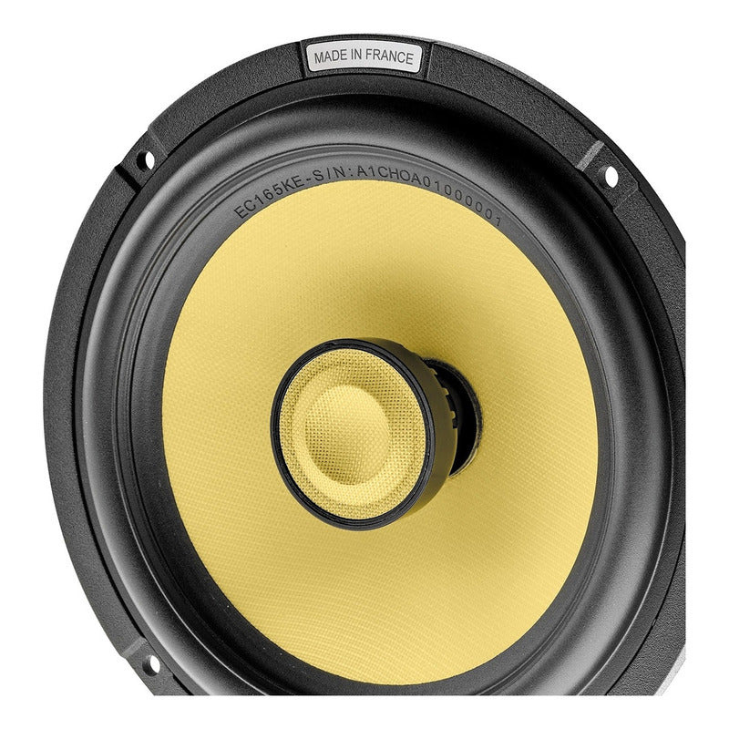 Bocinas Coaxial Focal 2 Vias Ec165ke 6.5 Pul 165 W 4ohms Color Negro