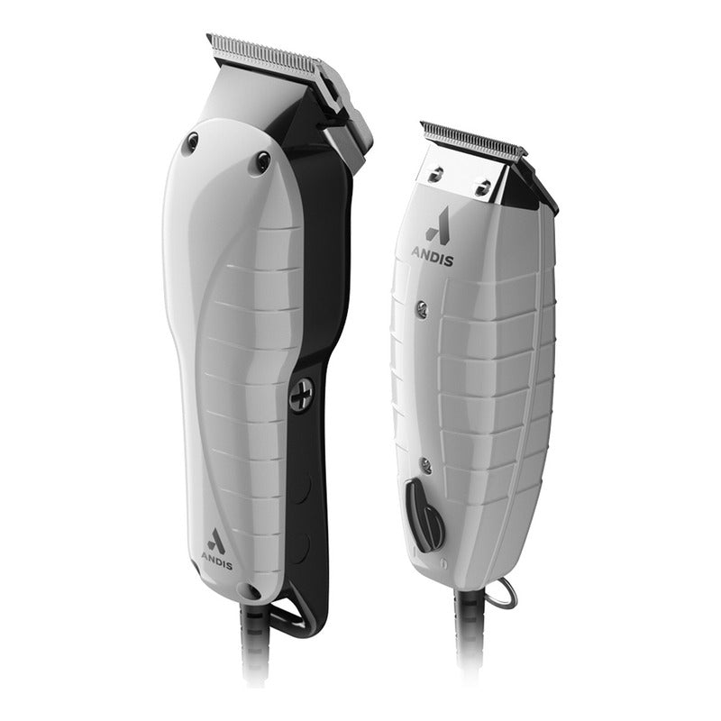 Maquina Rasuradora De Cabello Y Trimmer Andis Barber Combo Kit Profesional Para Estéticas Y Barberías 66615