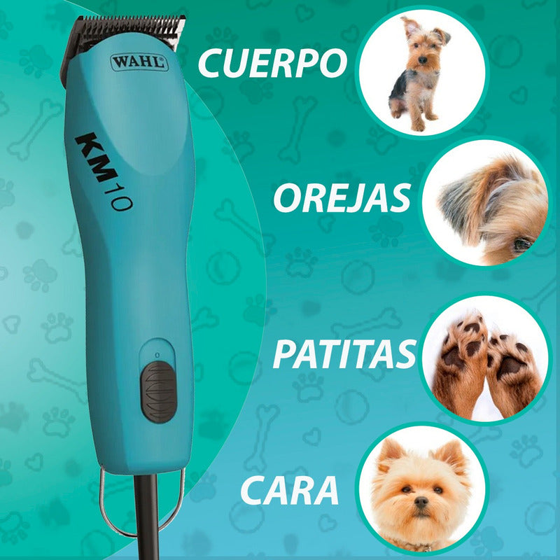 Cortadora De Pelaje Wahl Para Mascotas Km10 Pro 2 Velocidade