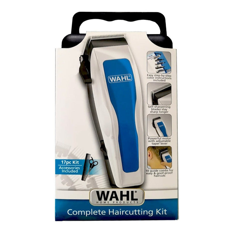 Maquina Para Cortar Cabello Y Barba Kit Completo 17 Piezas