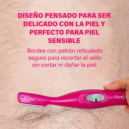 Depiladora Facial Pure Silk Perfecta Para Rostro Y Cejas