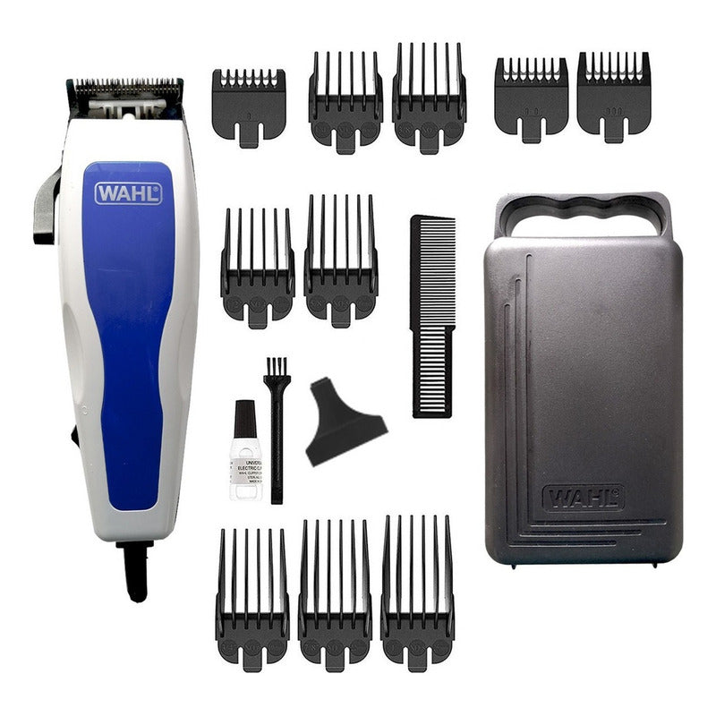 Máquina Wahl® Complete Haircutting Kit 17 Piezas Cortadora De Pelo Color Azul/blanco 79420-200