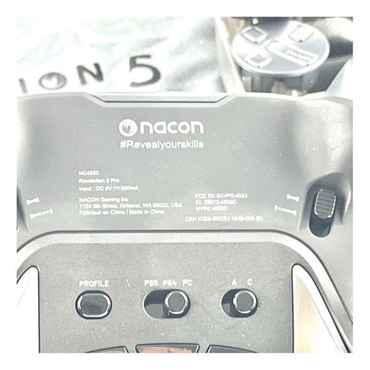 Control Nacon Revolution Pro 5 Para Ps5 Ps4 Y Pc Luz Led