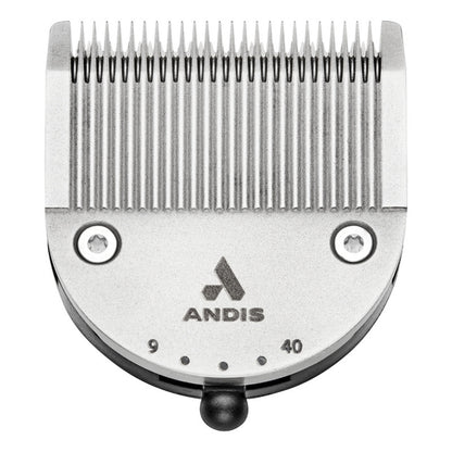Cuchilla De Repuesto Andis Ajustable Acero Inoxidable Silver 9-40 Pulse Li 73525 Lcl-2