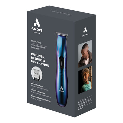 Maquina De Rasurar Trimmer Inalámbrica Andis Slimline Pro Li Galaxy Edición Limitada Cuchilla En T 560974