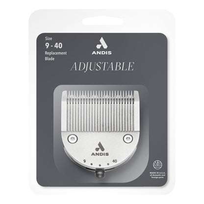 Cuchilla De Repuesto Andis Ajustable Acero Inoxidable Silver 9-40 Pulse Li 73525 Lcl-2
