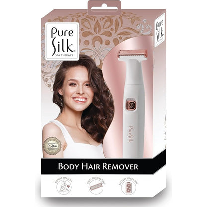 Depiladora Rasuradora Facial Y Corporal Pure Silk Para Cara Cuerpo Zona Intima Axilas Mujeres Cuchilla Doble Cara