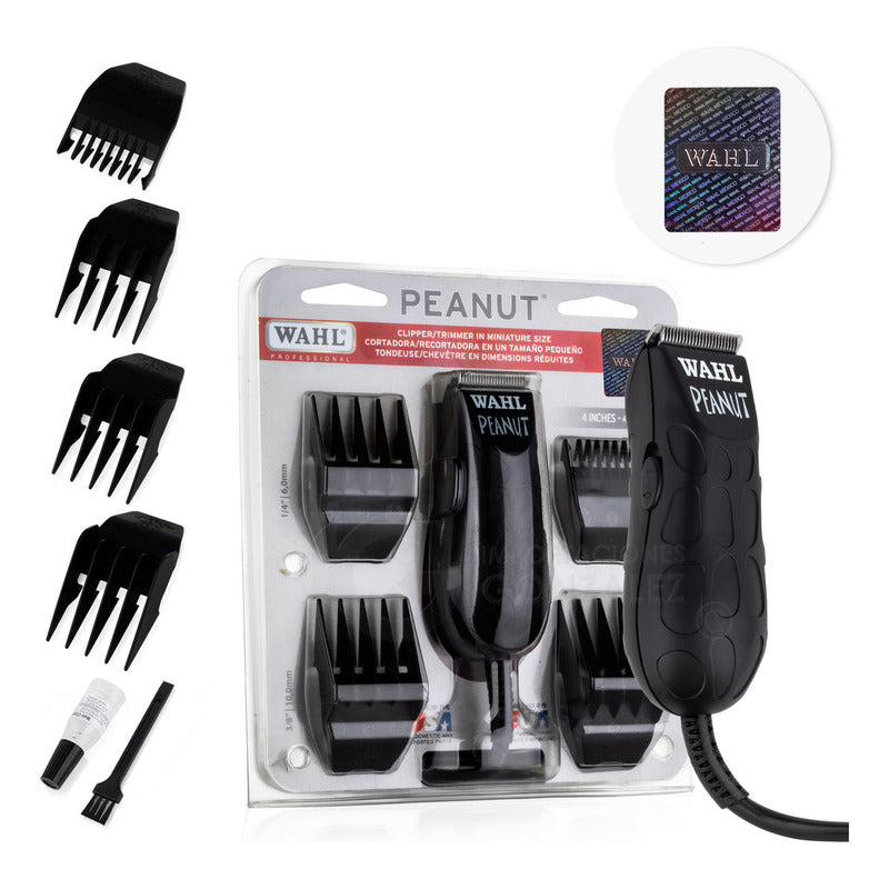 Máquina Recortadora Wahl® Professional Terminadora Peanut 8655-200 Color Negra 120v