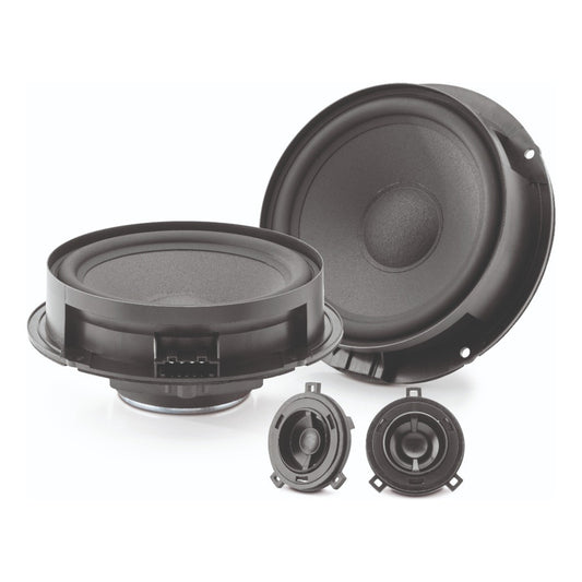 Bocinas Para Auto Focal Is Vw 155 6inc 2vias 50wrms 100wmax Color Negro