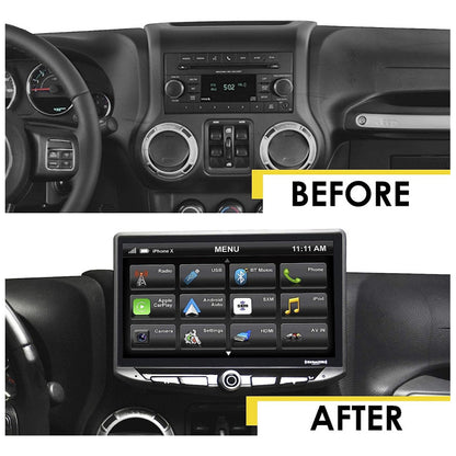 Autoestéreo Stinger Un1810 10  Carplay Android Gps Bt Usb