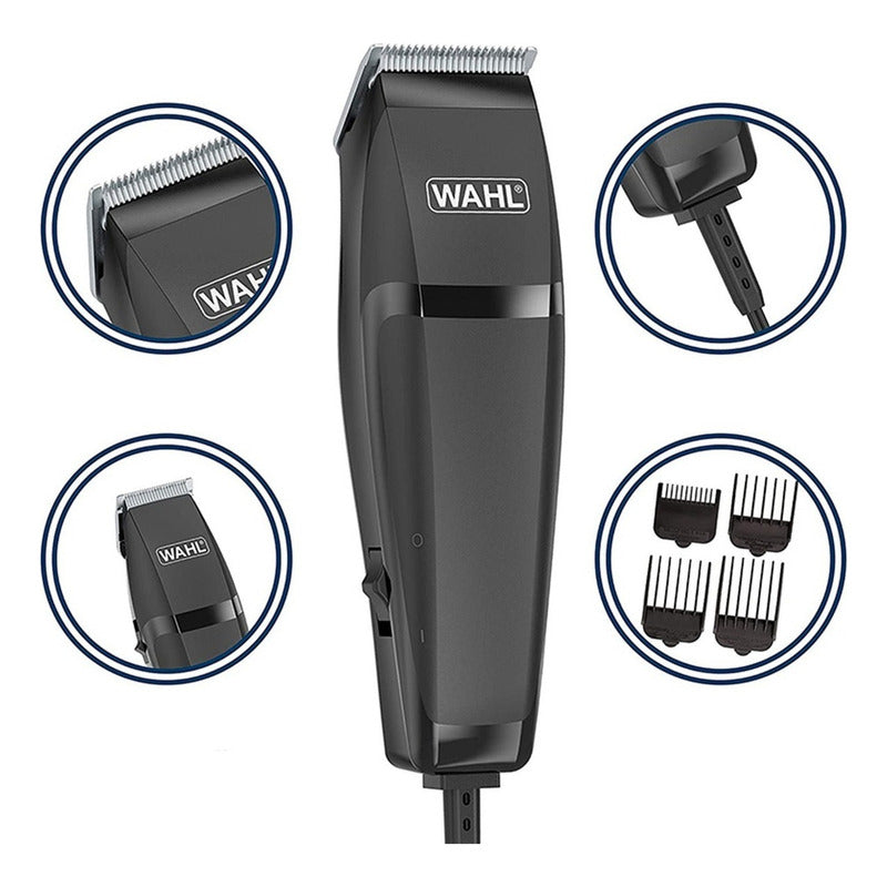 Maquina Rasuradora Electrica Wahl Y Cortadora De Bigote Barba Y Cuerpo Combo 14 Pzas 79450-home