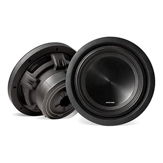 Subwoofer Alpine Modelo W10s4 10 Pulgadas Potencia Máxima 750w Potencia Rms 250w 4 Ohmios Color Negro