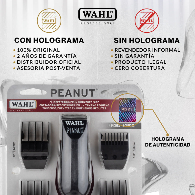 Máquina Recortadora Wahl® Professional Terminadora Peanut 8655-200 Color Negra 120v